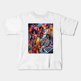 Rhythms of Joy: Soul Musicl Celebration Kids T-Shirt